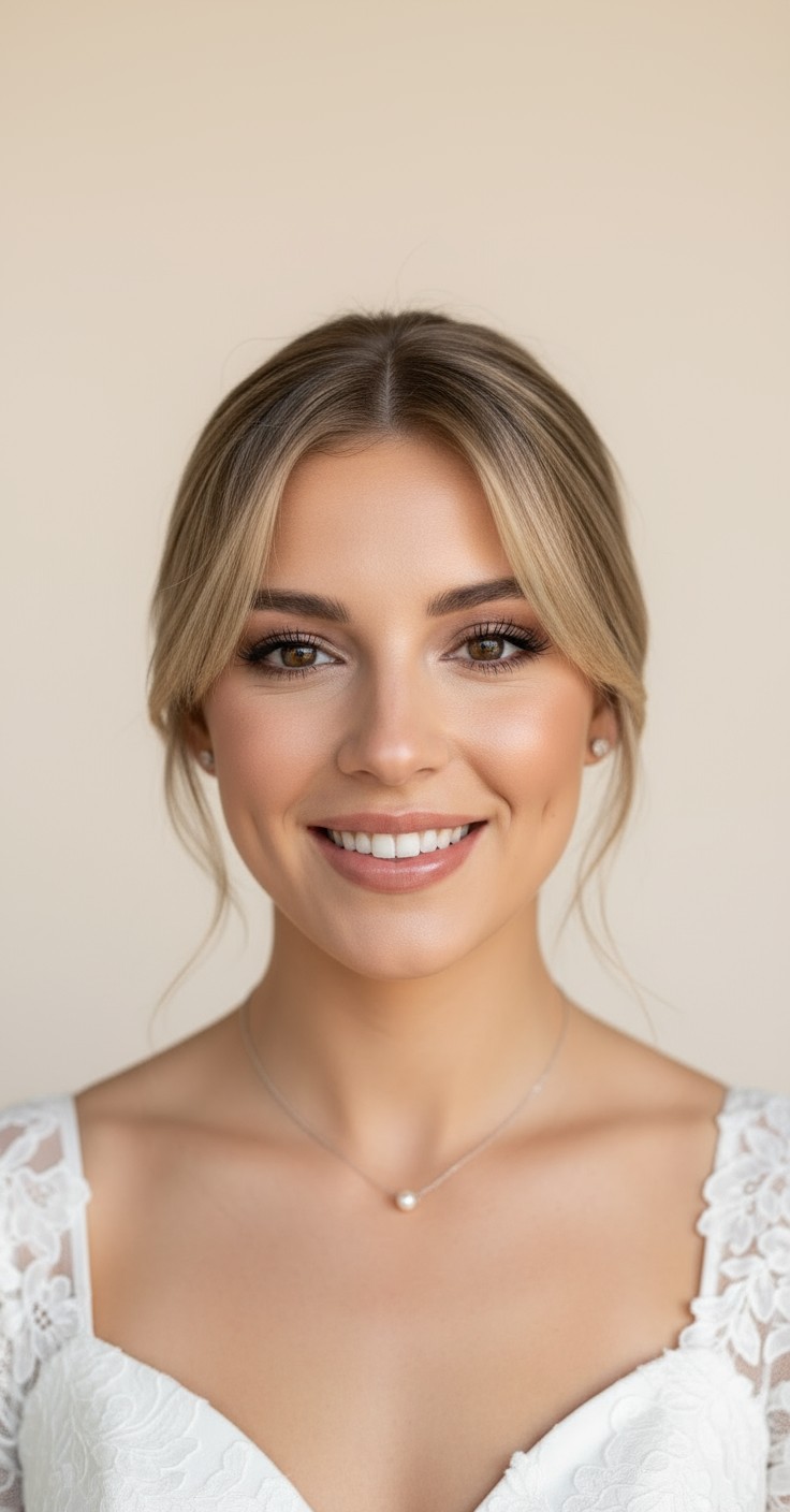 After Wispy Curtain Bangs